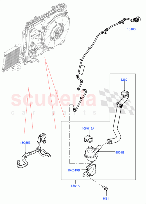 Part Diagram for Land Rover LR148069