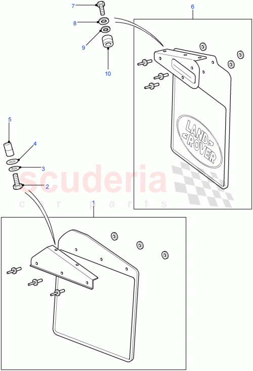 Part Diagram for Land Rover LR055340