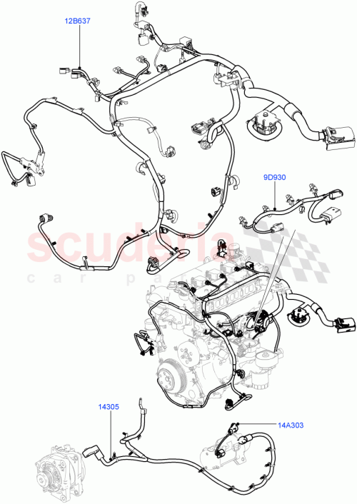 Part Diagram for Land Rover LR057996