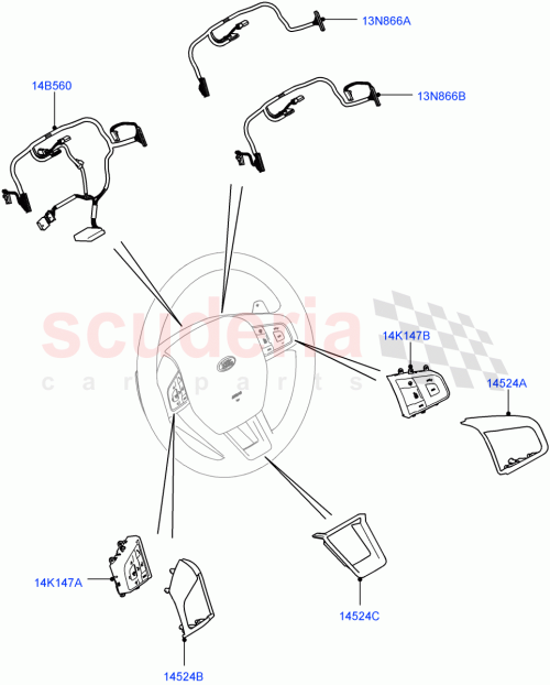 Part Diagram for Land Rover LR060835