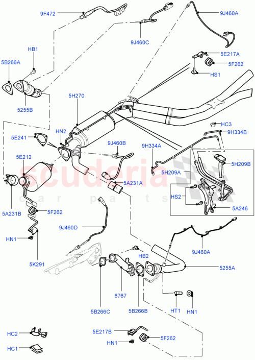 Part Diagram for Land Rover LR022625