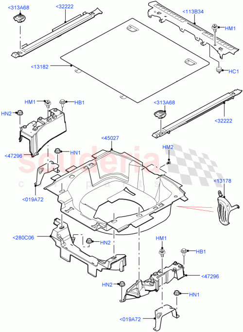 Part Diagram for Land Rover LR056809