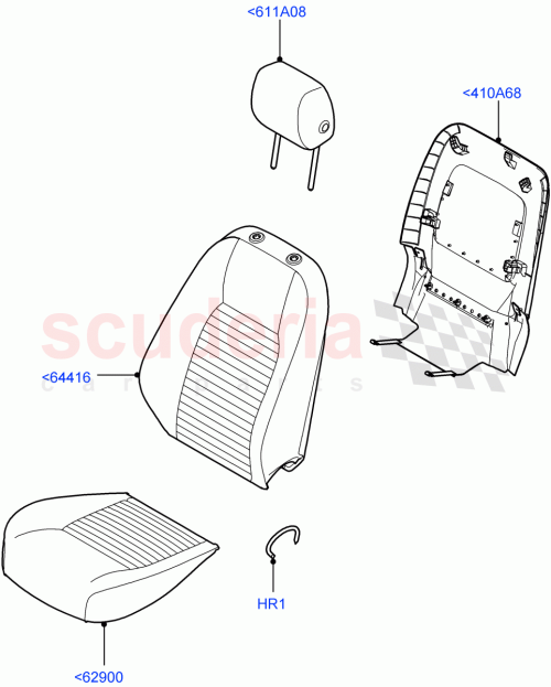 Part Diagram for Land Rover LR086138