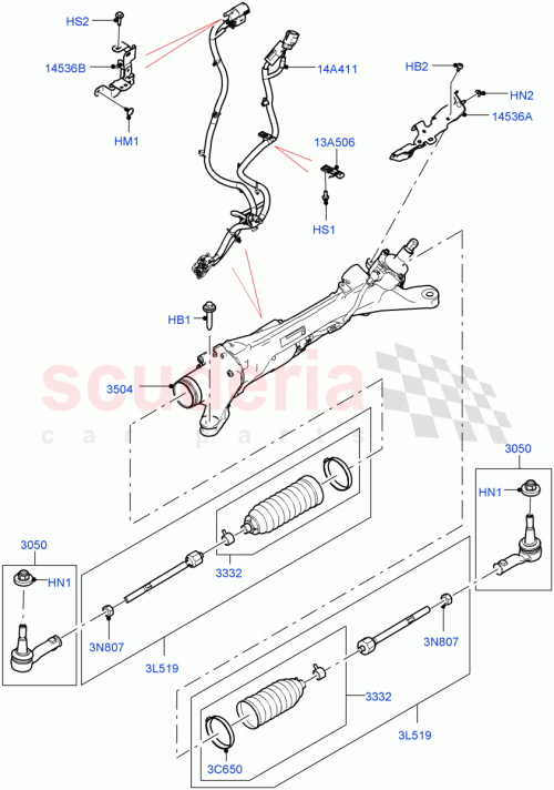 Part Diagram for Land Rover LR129168