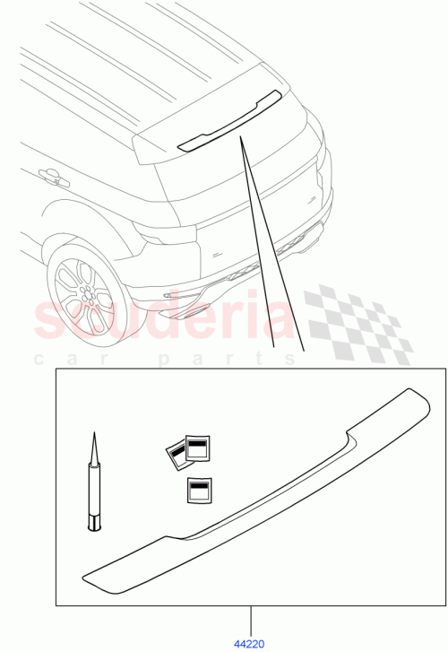 Part Diagram for Land Rover VPLVB0100