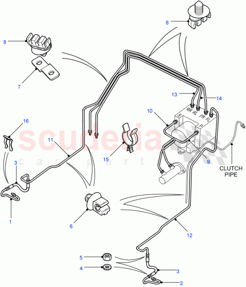 Part Diagram for Land Rover SGI100020