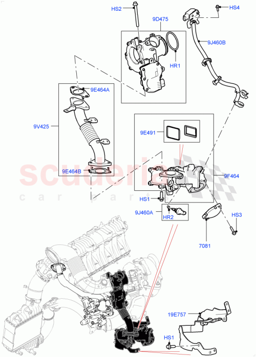 Part Diagram for Land Rover LR123831