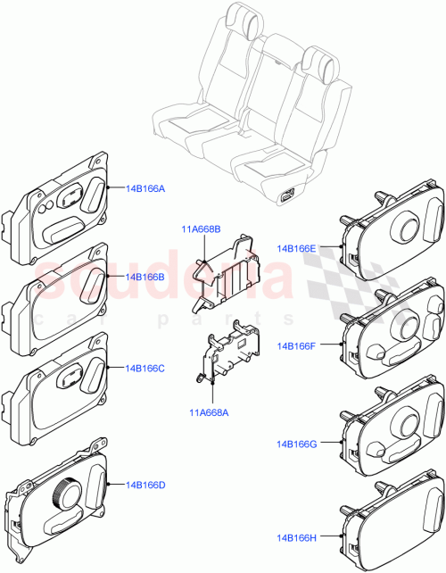 Part Diagram for Land Rover LR070737