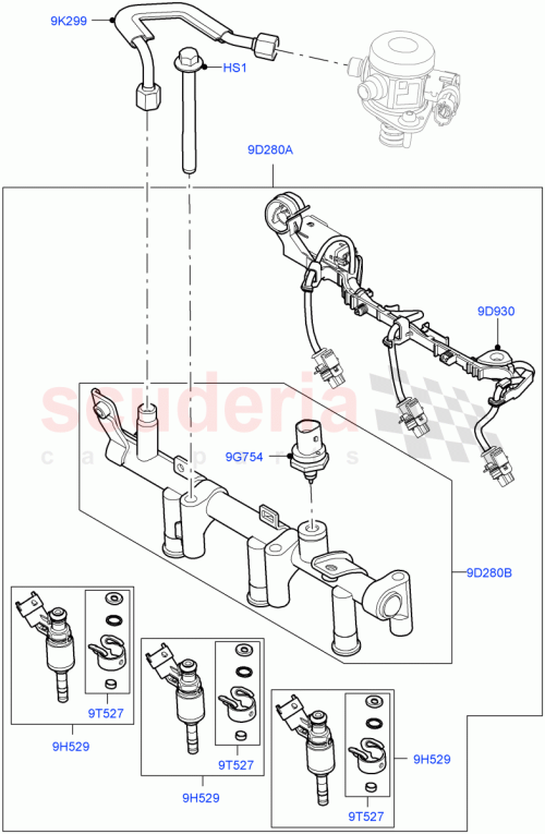 Part Diagram for Land Rover LR134724