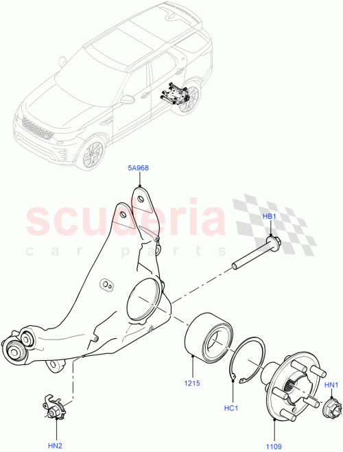 Part Diagram for Land Rover LR149495