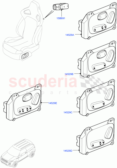 Part Diagram for Land Rover LR071733
