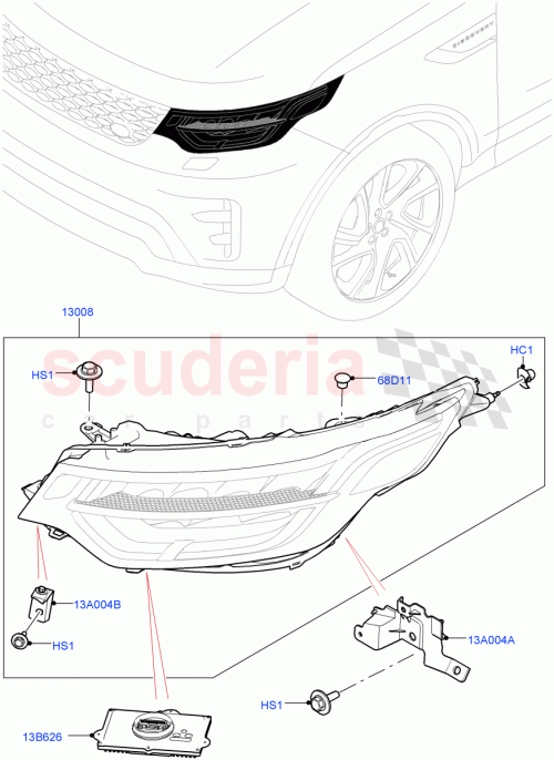 Part Diagram for Land Rover LR118869