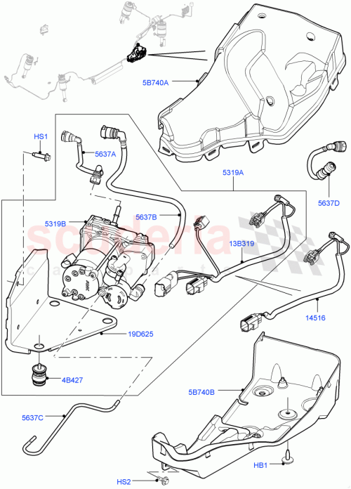 Part Diagram for Land Rover LR038148