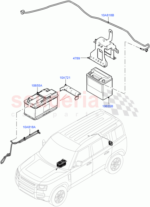 Part Diagram for Land Rover LR131540
