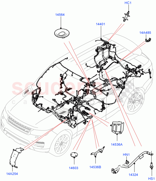 Part Diagram for Land Rover LR068460