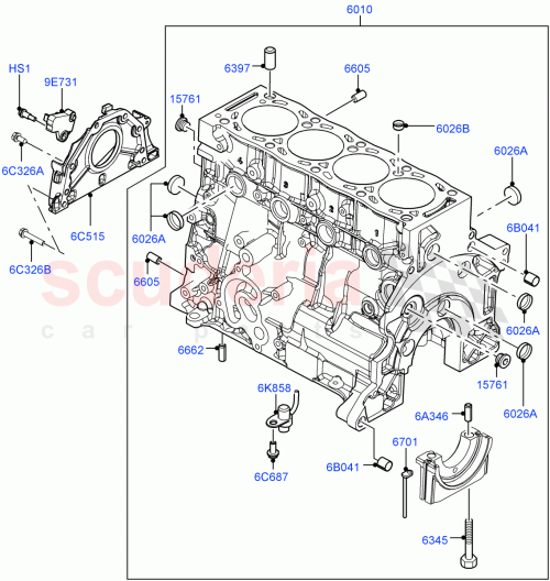 Part Diagram for Land Rover LR056028