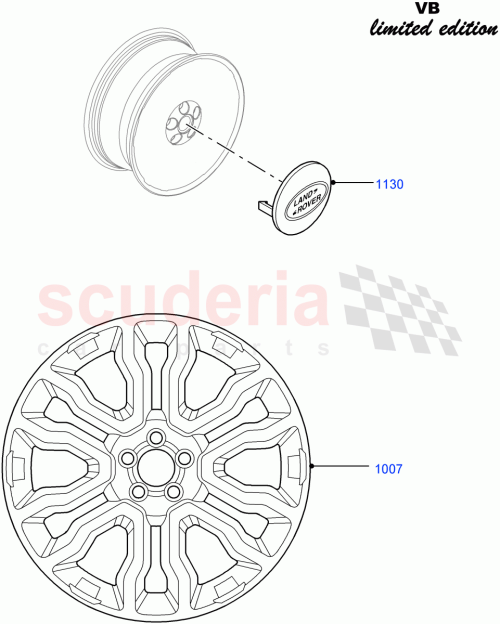Part Diagram for Land Rover LR043646