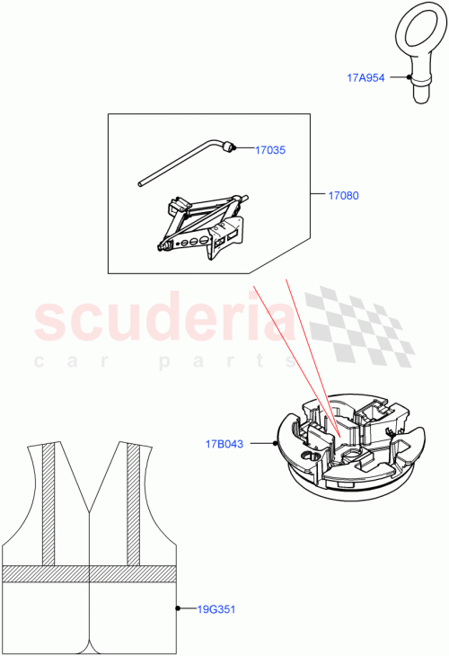 Part Diagram for Land Rover LR138832
