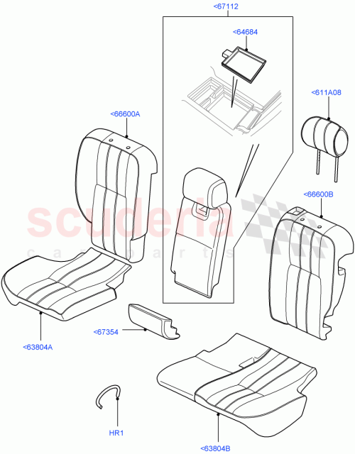 Part Diagram for Land Rover HLJ500610VAE