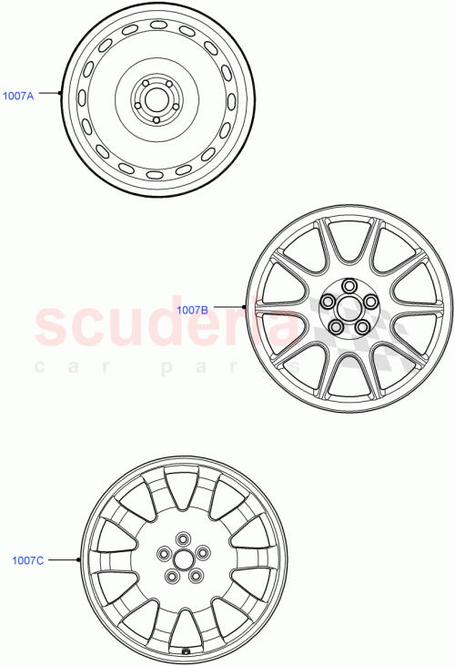 Part Diagram for Land Rover LR091519