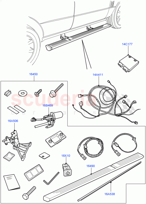 Part Diagram for Land Rover VPLMP0041