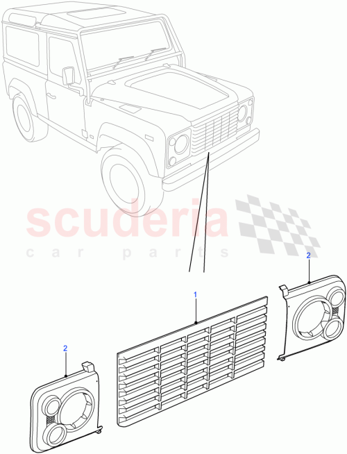 Part Diagram for Land Rover LR051773