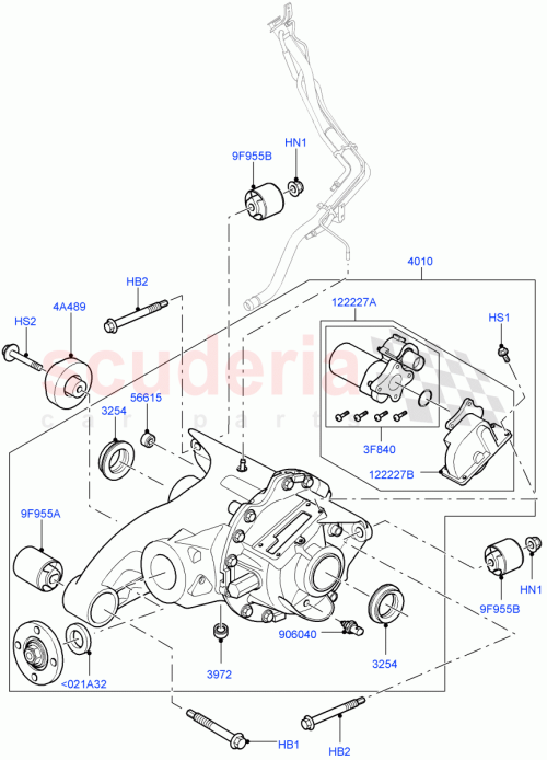 Part Diagram for Land Rover LR016594