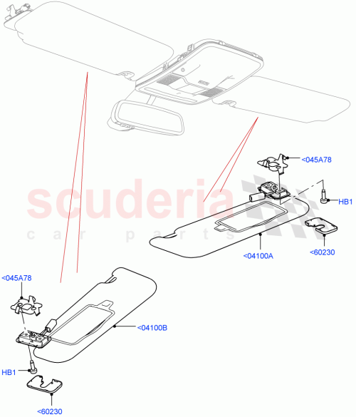 Part Diagram for Land Rover LR091418