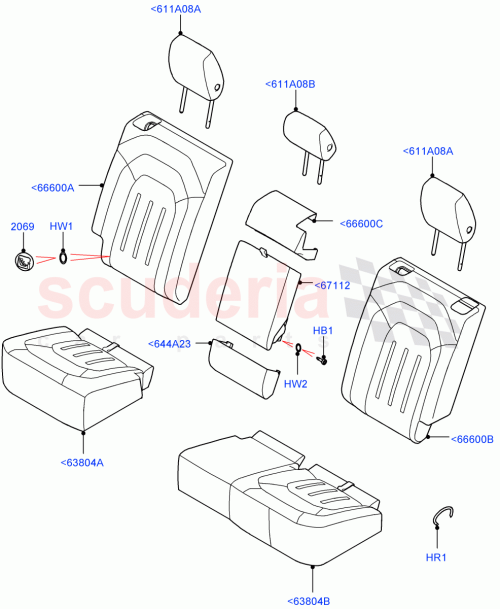 Part Diagram for Land Rover LR140409