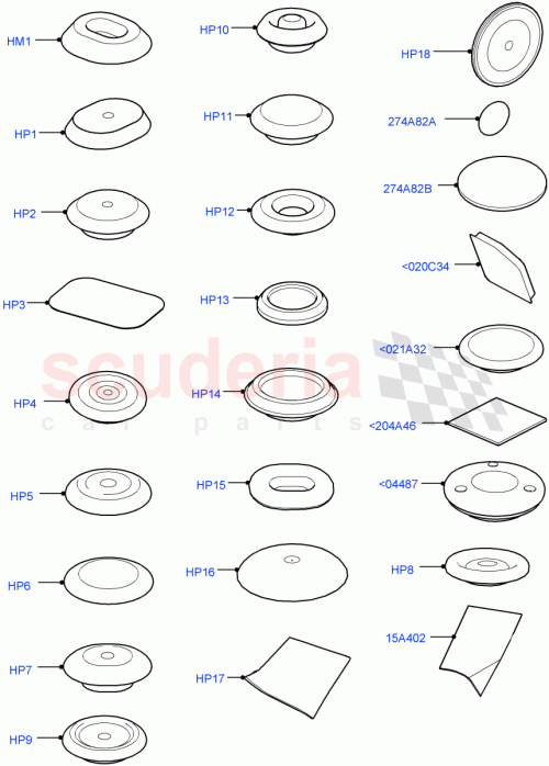 Part Diagram for Land Rover LR133400