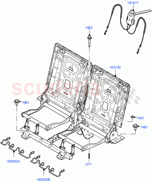 Part Diagram for Land Rover LR132652