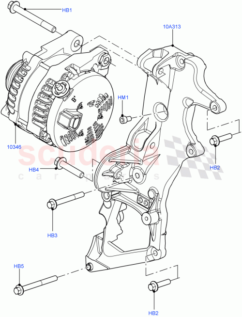 Part Diagram for Land Rover LR000067
