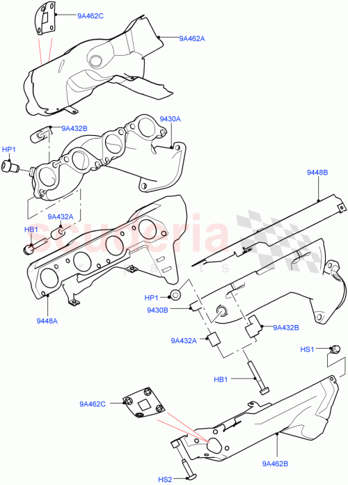 Part Diagram for Land Rover LR166796