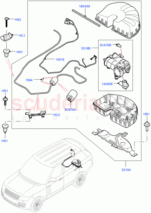 Part Diagram for Land Rover LR052964