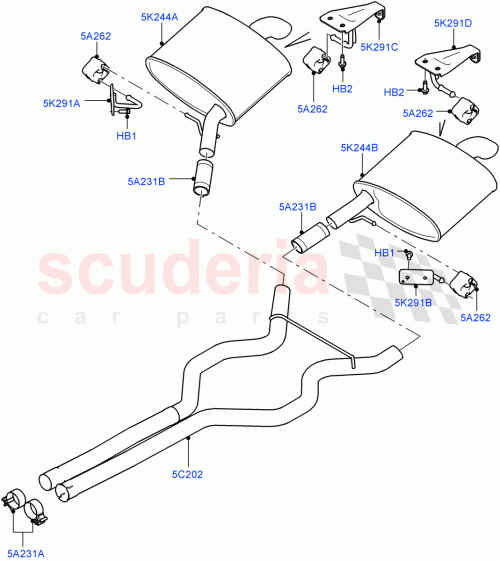 Part Diagram for Land Rover LR095161