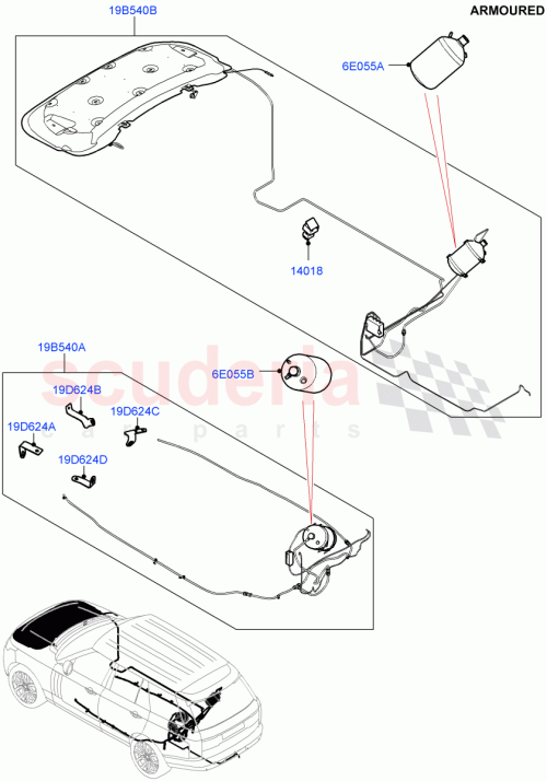 Part Diagram for Land Rover LR088591