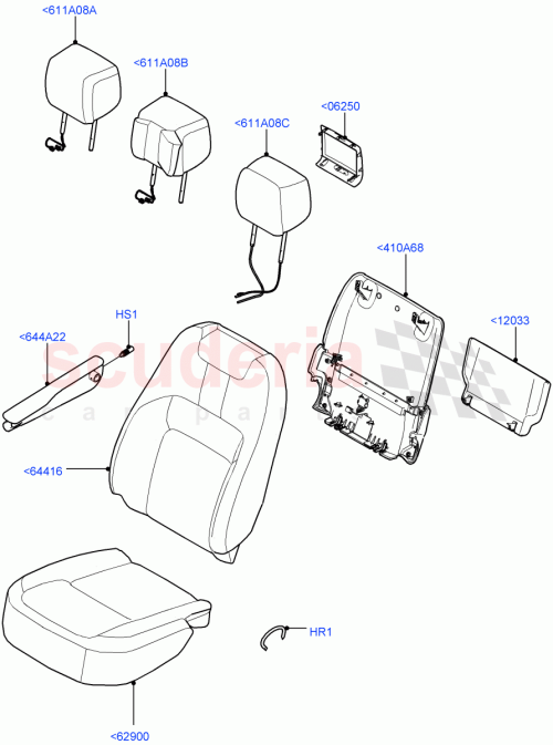 Part Diagram for Land Rover LR100903