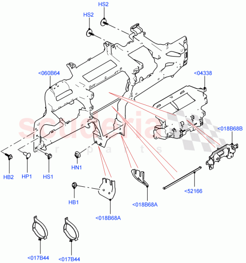 Part Diagram for Land Rover LR156081