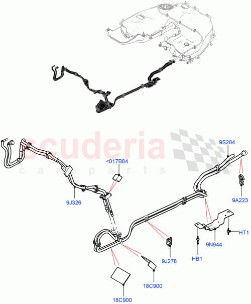 Part Diagram for Land Rover LR071705