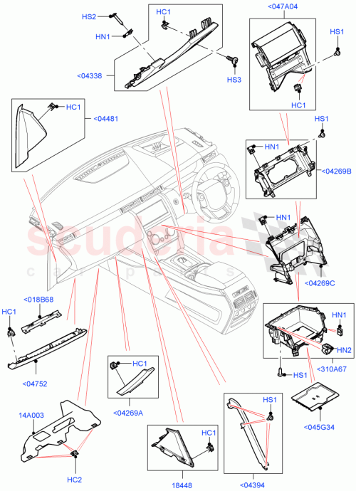 Part Diagram for Land Rover LR127952