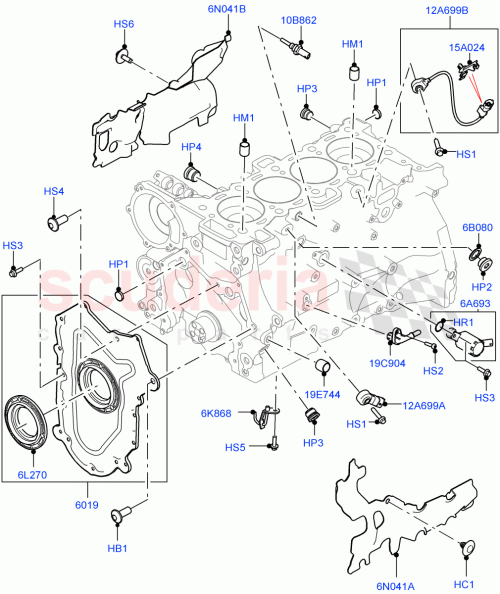 Part Diagram for Land Rover LR091794