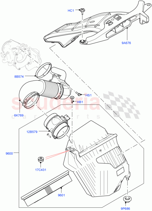 Part Diagram for Land Rover LR071914