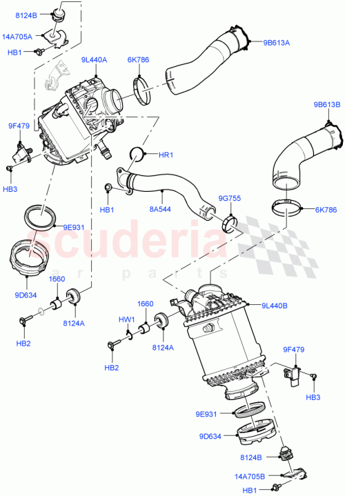 Part Diagram for Land Rover LR159332