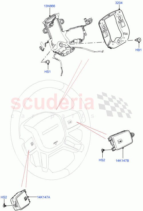 Part Diagram for Land Rover LR142723