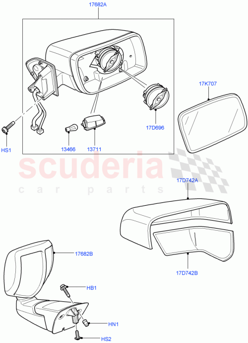 Part Diagram for Land Rover CRP500031
