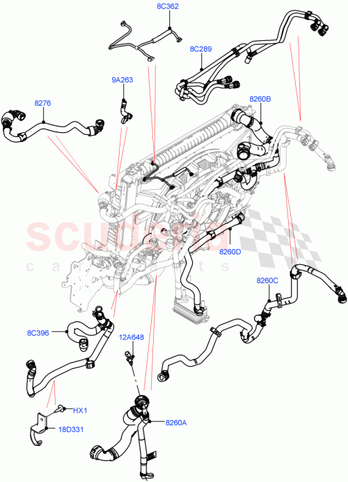 Part Diagram for Land Rover LR122806