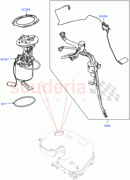 Part Diagram for Land Rover LR086518