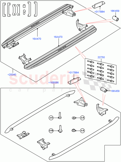 Part Diagram for Land Rover VPLWP0154
