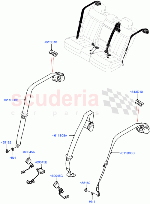 Part Diagram for Land Rover LR172417