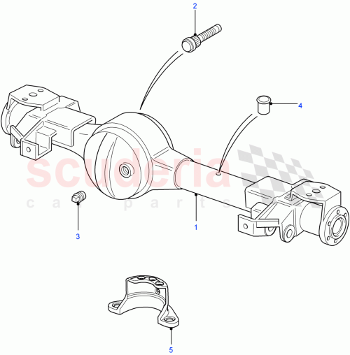 Part Diagram for Land Rover TGZ500070